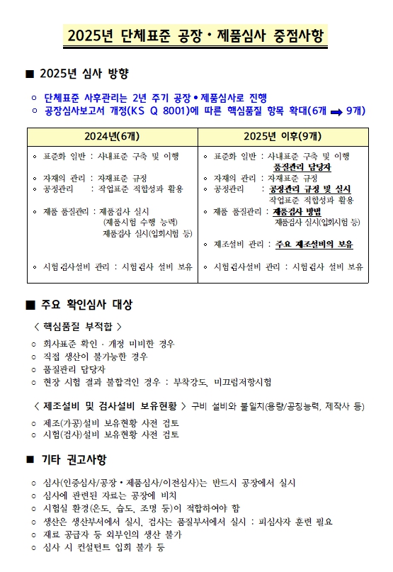 2025년 단체표준 공장, 제품심사 중점사항.jpg